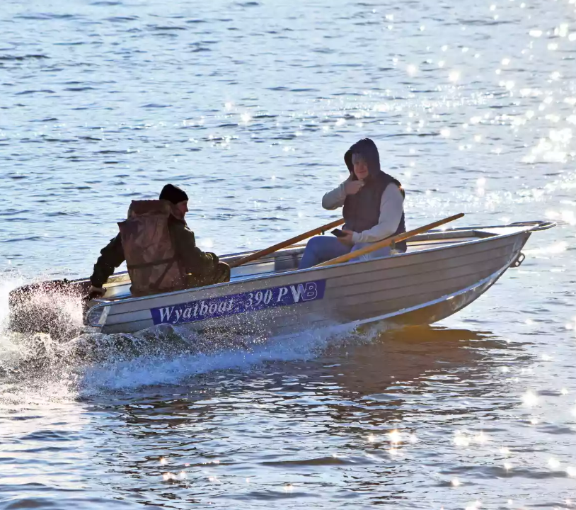 Алюминиевая лодка Wyatboat-390 P в Самаре