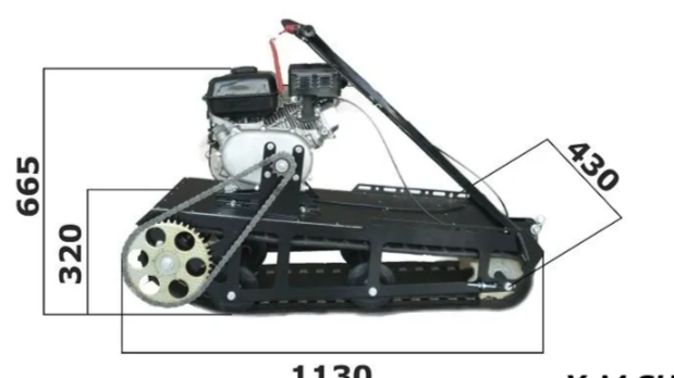Мотобуксировщик XTREME-MOTORS "Конек-Горбунок" 6.5 л.с. в Самаре