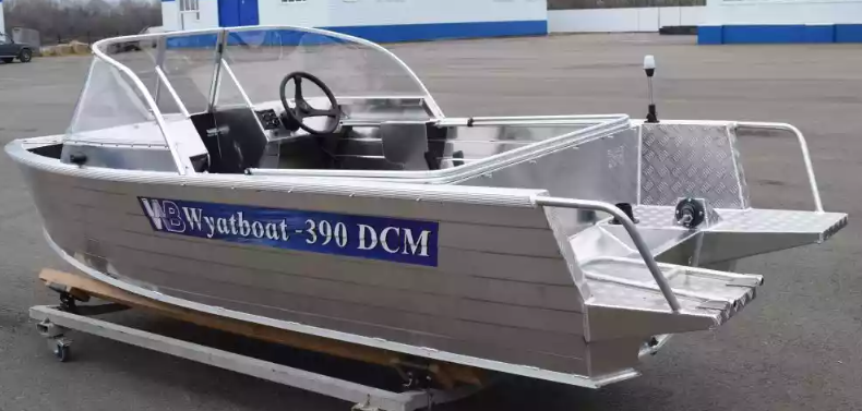Алюминиевый катер Wyatboat-390 DCM Увеличенный борт в Самаре Алюминиевый катер Wyatboat-390 DCM Увеличенный борт в Самаре
