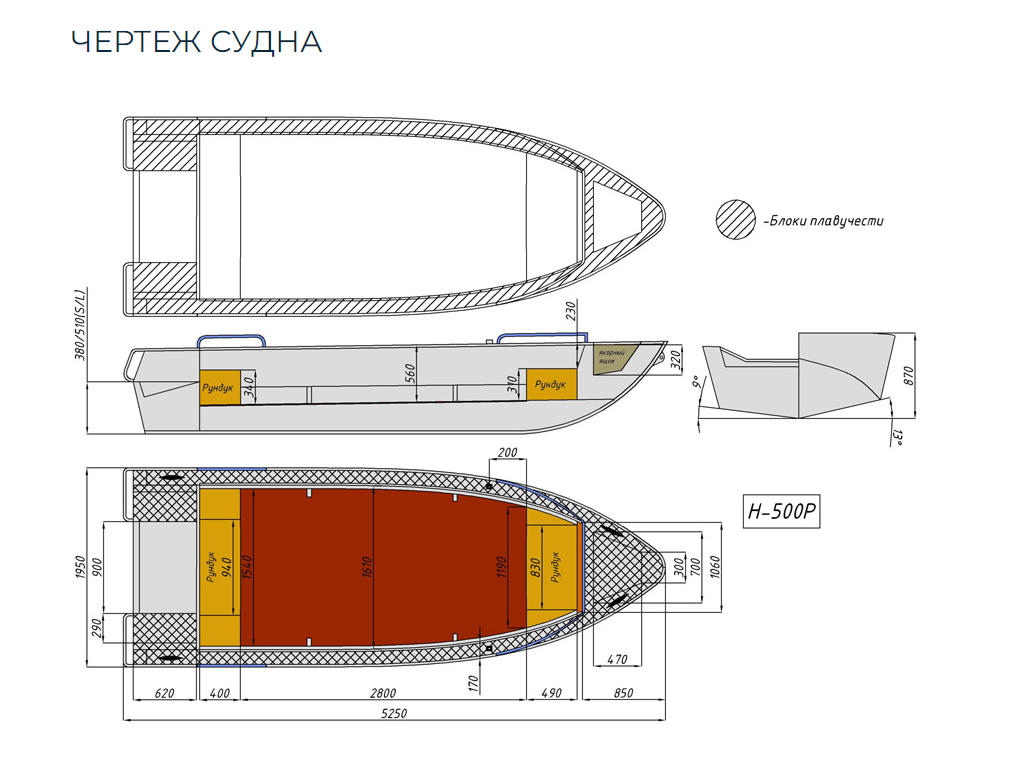 Алюминиевая лодка Неман-500 P в Самаре