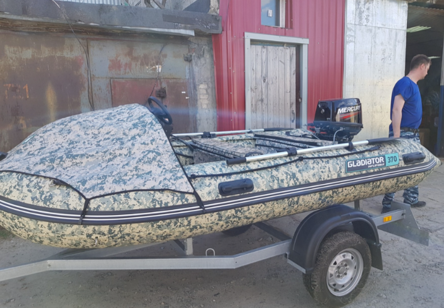 НАДУВНАЯ ЛОДКА GLADIATOR C370AL в Самаре