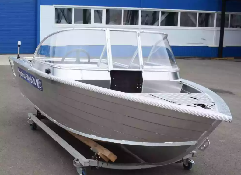 Алюминиевый катер Wyatboat-390 DCM Увеличенный борт в Самаре Алюминиевый катер Wyatboat-390 DCM Увеличенный борт в Самаре