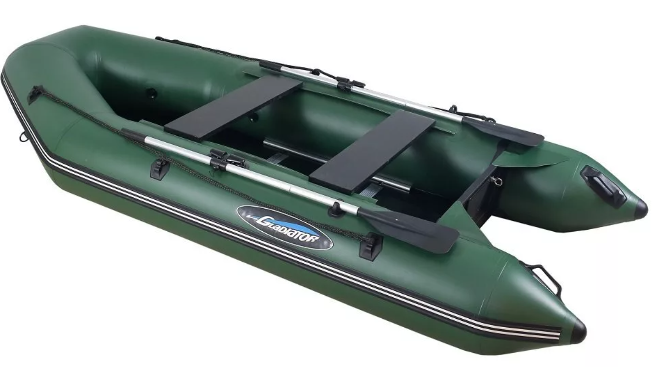 МОТОРНО-ГРЕБНАЯ ЛОДКА ПВХ GLADIATOR A 280 ТК С ФАНЕРНЫМ ДНОМ в Самаре