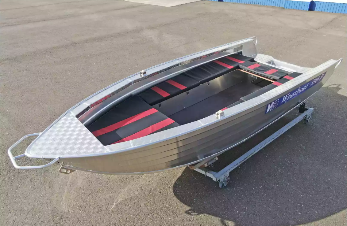 Алюминиевая лодка Wyatboat-390РМ увеличенный борт в Самаре