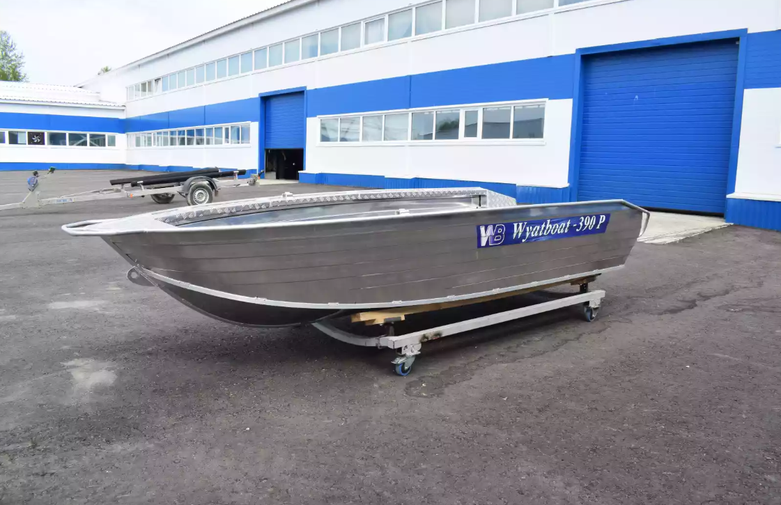 Алюминиевая лодка Wyatboat-390Р Увеличенный борт в Самаре