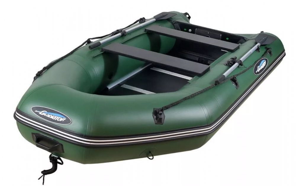 МОТОРНО-ГРЕБНАЯ ЛОДКА ПВХ GLADIATOR A 320 ТК С ФАНЕРНЫМ ПОЛОМ в Самаре