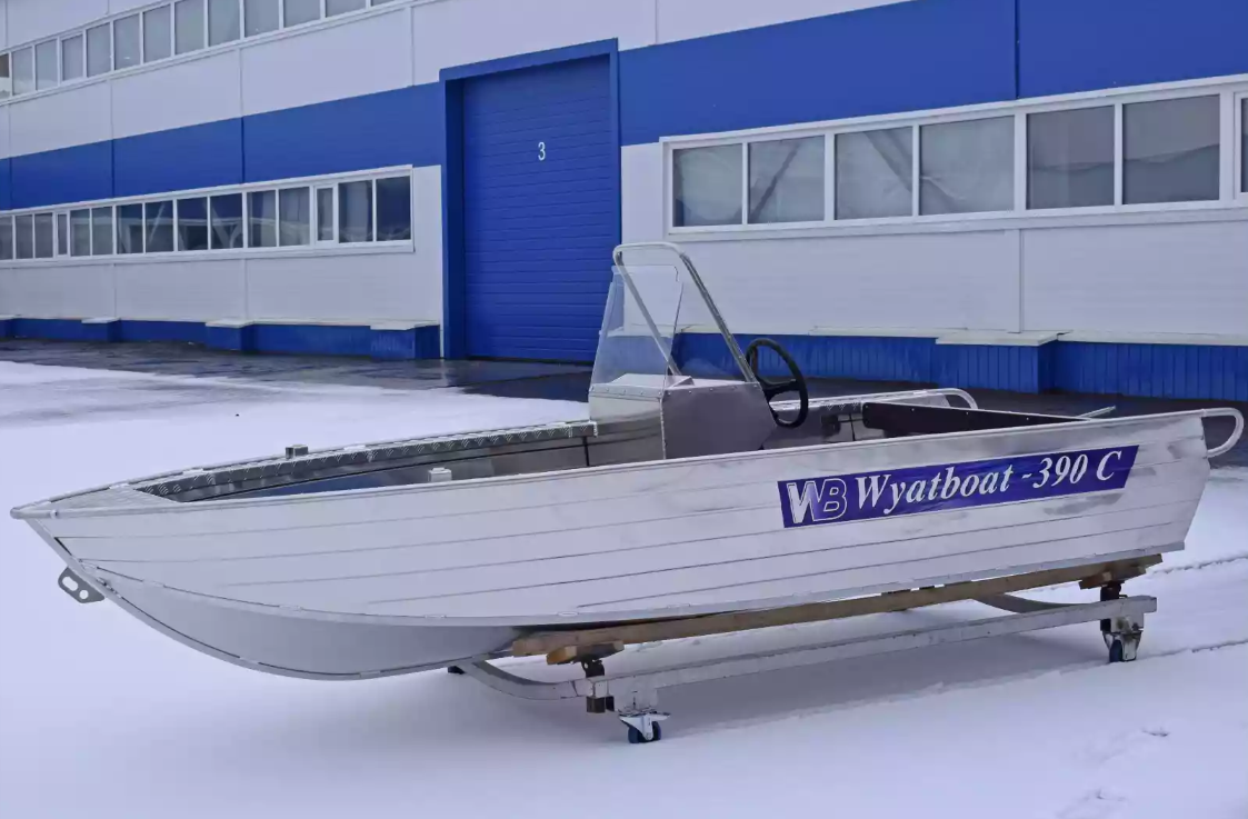 Алюминиевая лодка Wyatboat-390 C в Самаре