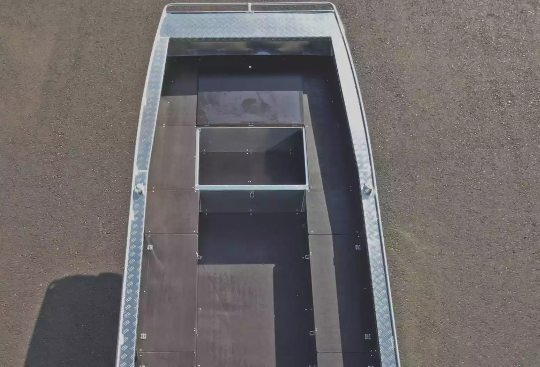 Алюминиевая лодка Wyatboat-490 Jonboat в Самаре