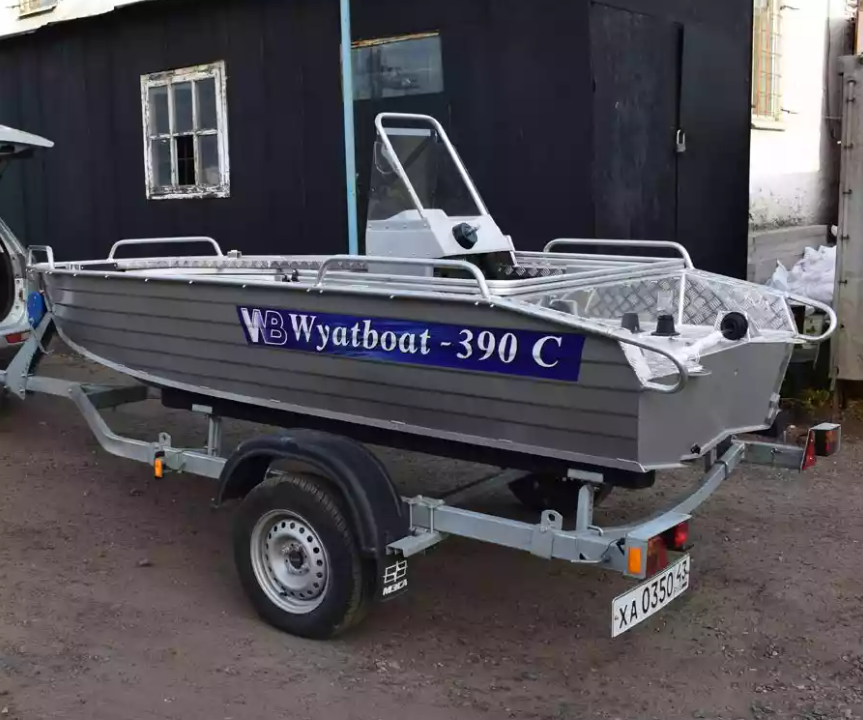 Алюминиевая лодка Wyatboat-390 C в Самаре