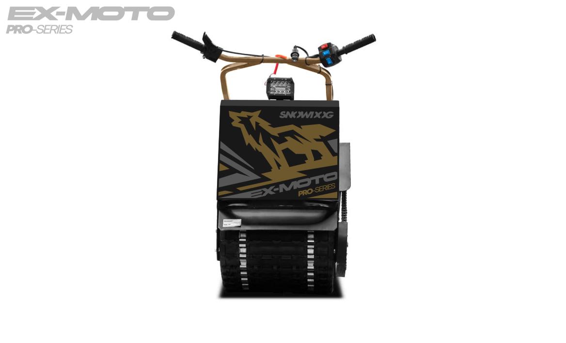 Мотобуксировщик EX-MOTO SNOWDOG S380 8л.с. в Самаре