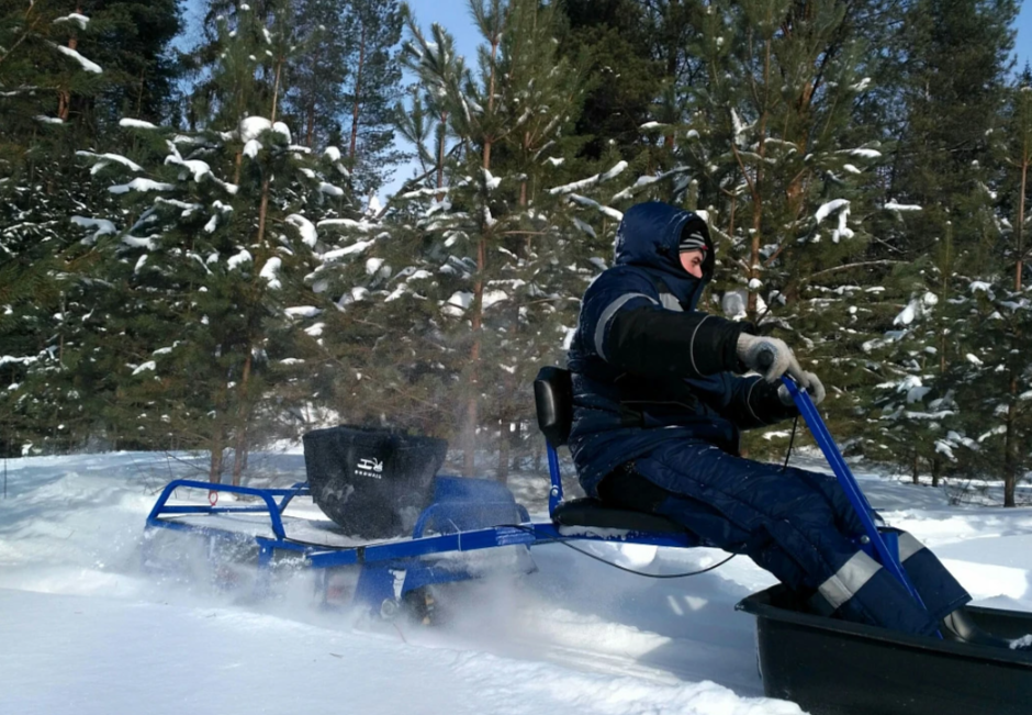 Мотобуксировщик толкач Альбатрос-XL8 с модулем. Без фары, тележки в Самаре