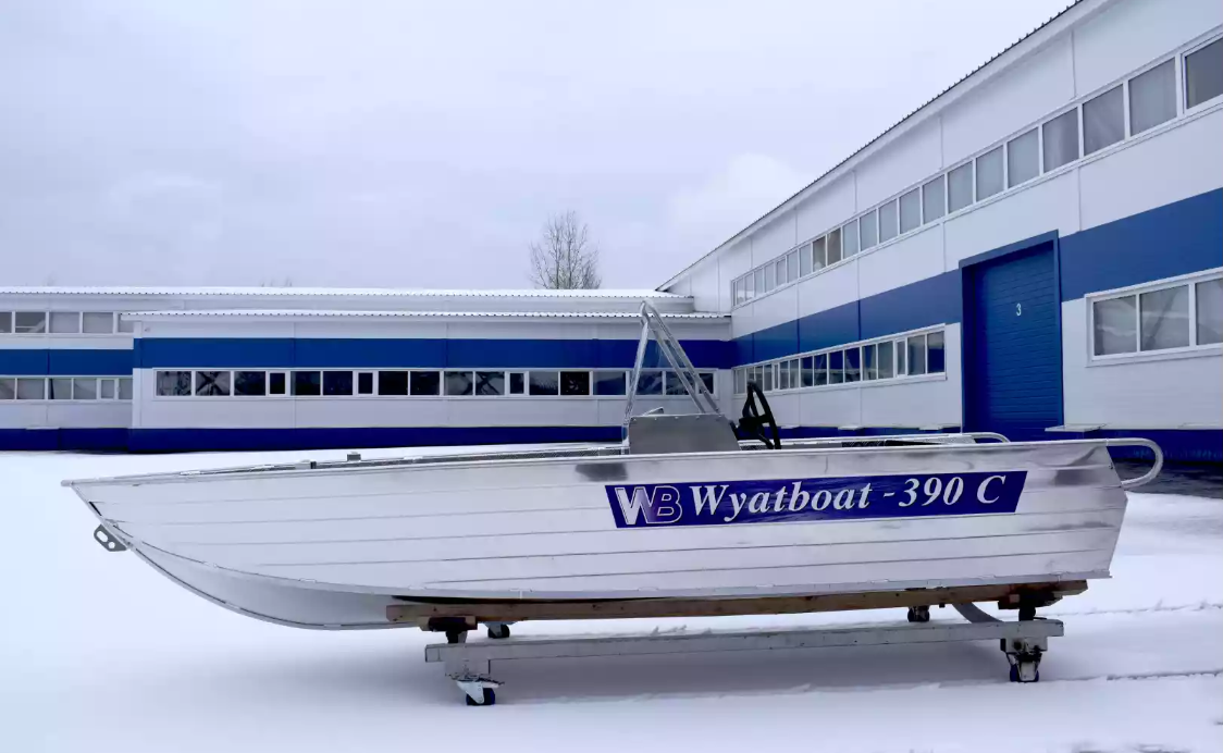 Алюминиевая лодка Wyatboat-390 C в Самаре