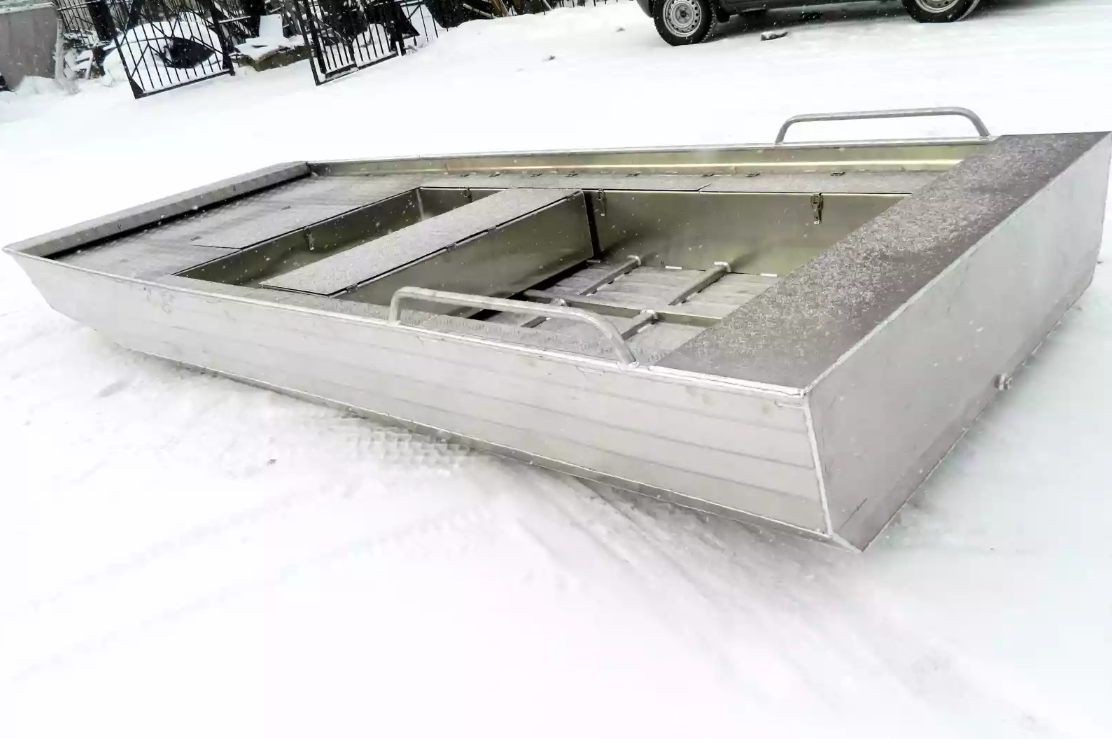 Алюминиевая лодка Wyatboat-390 Jonboat в Самаре