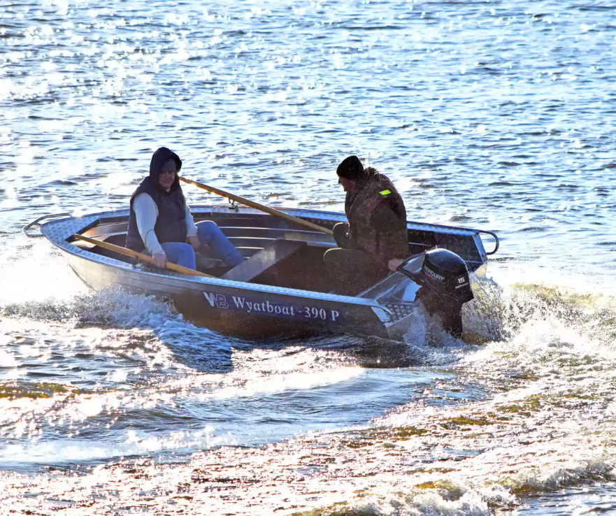 Алюминиевая лодка Wyatboat-390 P в Самаре