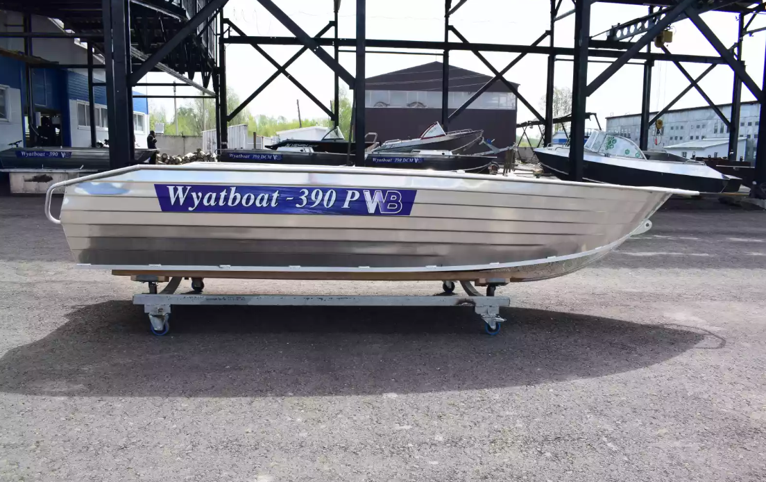 Алюминиевая лодка Wyatboat-390Р Увеличенный борт в Самаре