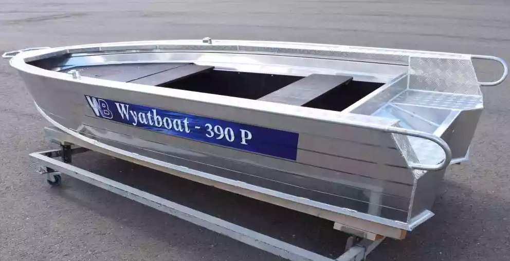 Алюминиевая лодка Wyatboat-390Р Fish в Самаре