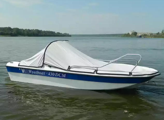 Стеклопластиковый катер Wyatboat-430 DCM (тримаран) в Самаре Стеклопластиковый катер Wyatboat-430 DCM (тримаран) в Самаре