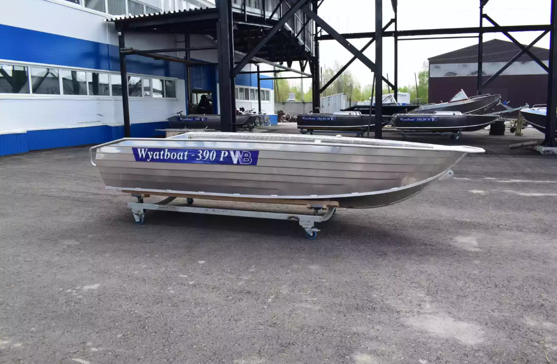 Алюминиевая лодка Wyatboat-390Р Увеличенный борт в Самаре