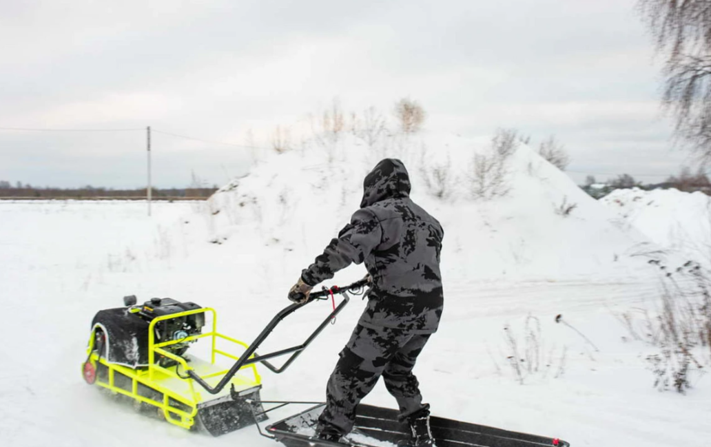 Мотобуксировщик Бурлак ХОЗЯИН-1 (капот металл) в Самаре