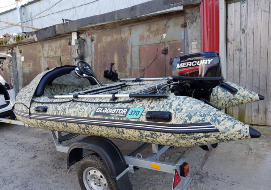 НАДУВНАЯ ЛОДКА GLADIATOR C370AL в Самаре