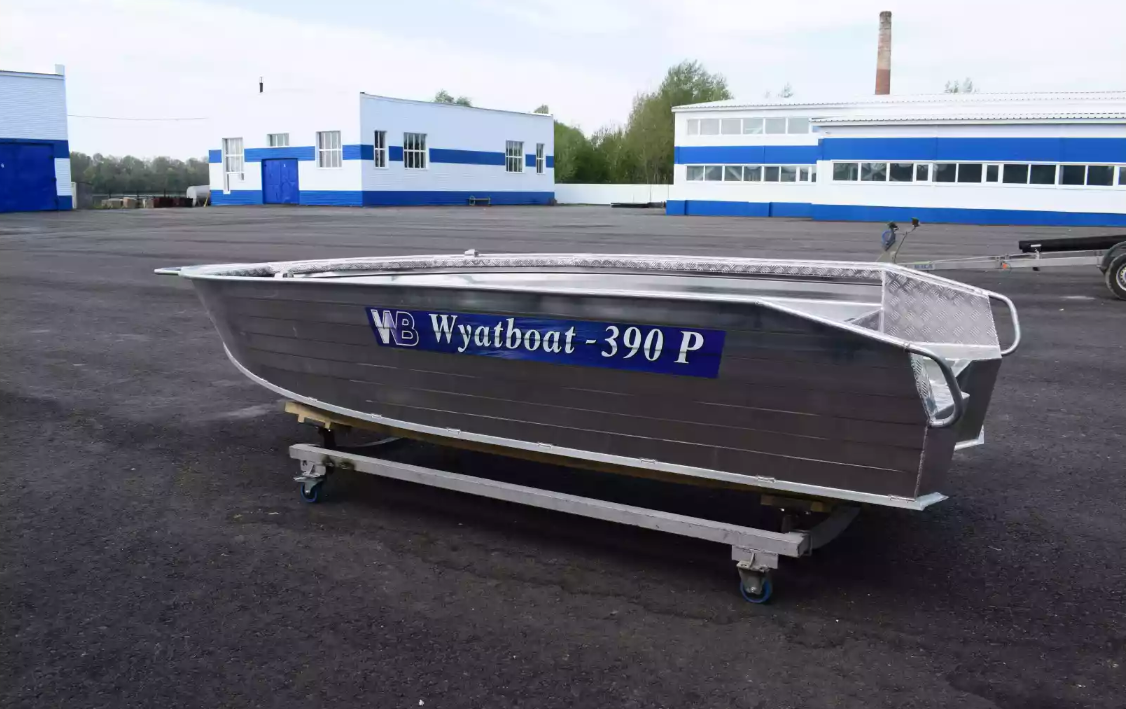 Алюминиевая лодка Wyatboat-390Р Увеличенный борт в Самаре