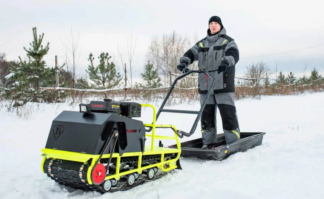 Мотобуксировщик Бурлак ХОЗЯИН-1 (капот металл) в Самаре