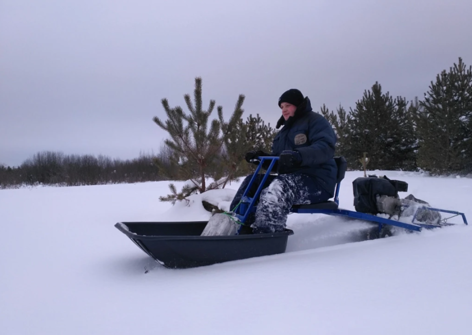 Мотобуксировщик толкач Альбатрос-XL8 с модулем. Без фары, тележки в Самаре