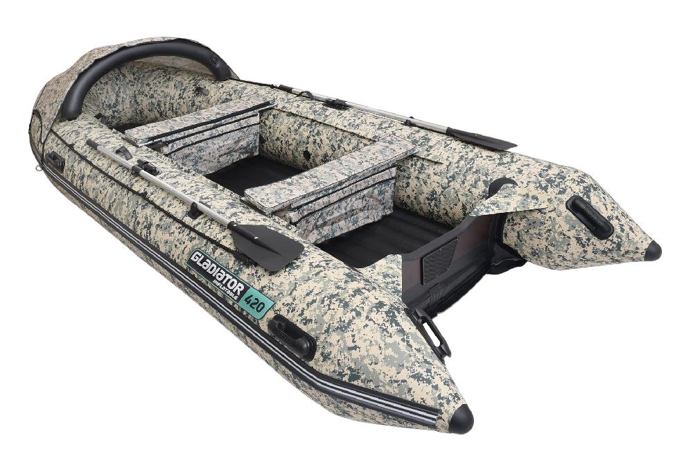 НАДУВНАЯ ЛОДКА GLADIATOR E450PRO в Самаре