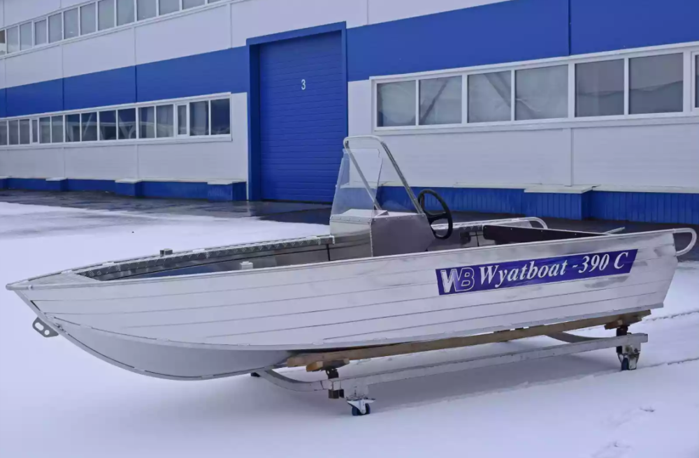 Алюминиевая лодка Wyatboat-390 C в Самаре