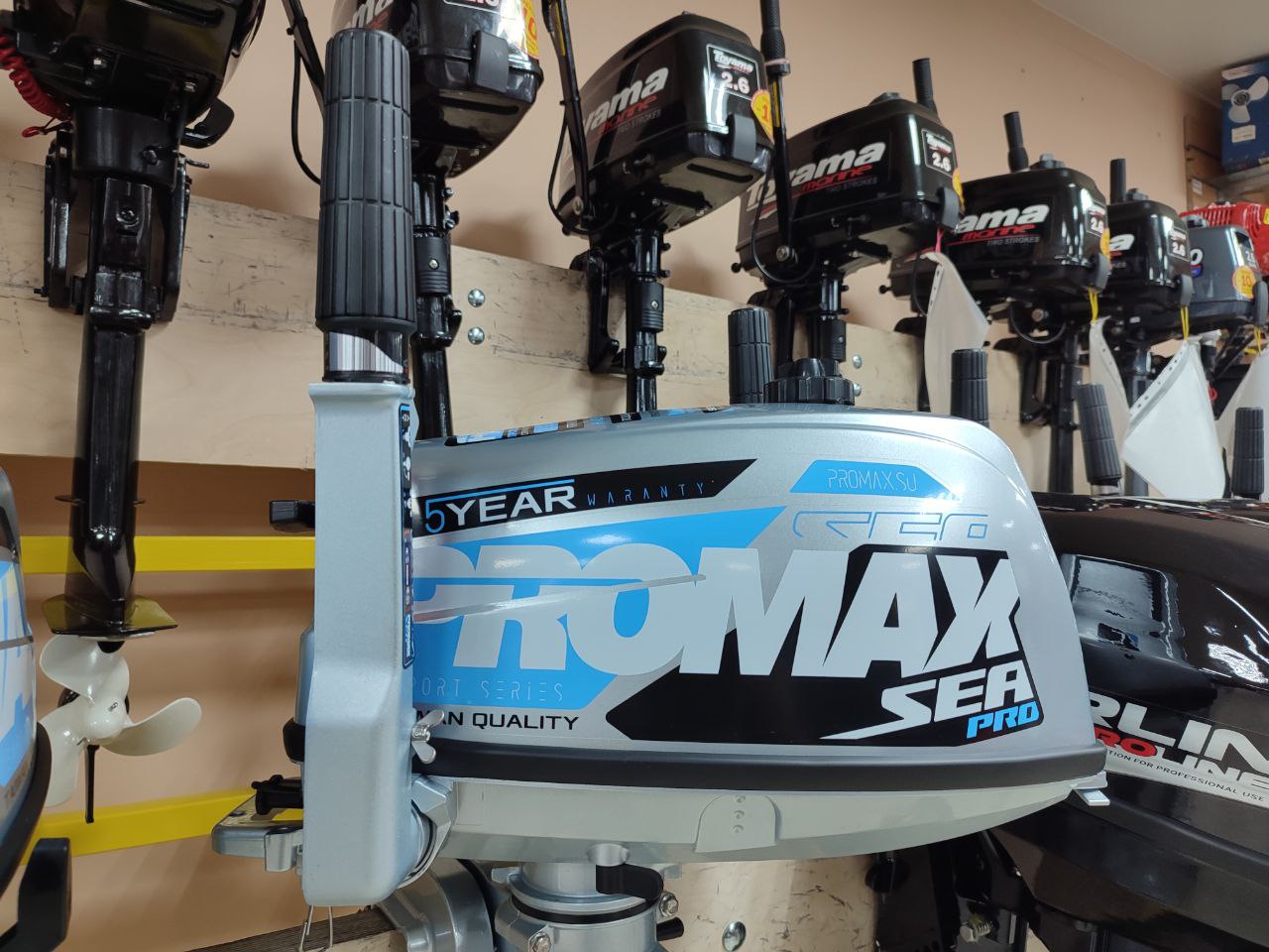 Лодочный мотор PROMAX SP5FHS (внешний бак 12 л) в Самаре