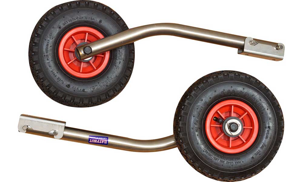 Транцевые колеса модульные удлиненные из нержавеющей стали в Самаре