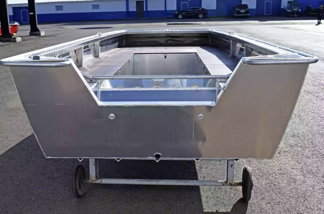 Алюминиевая лодка Wyatboat-490 Jonboat в Самаре