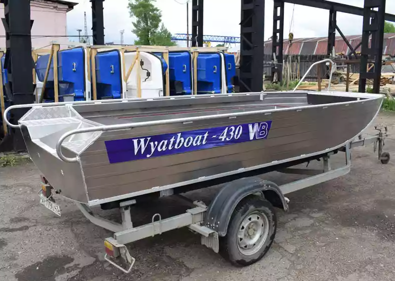 Алюминиевая лодка  Wyatboat-430 Master в Самаре