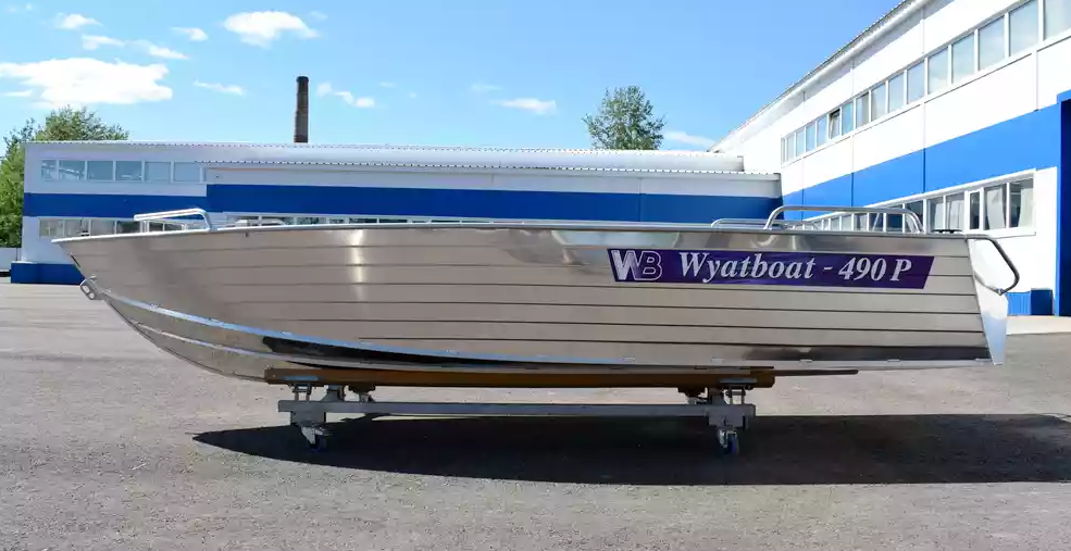 Алюминиевая лодка Wyatboat-490 P в Самаре
