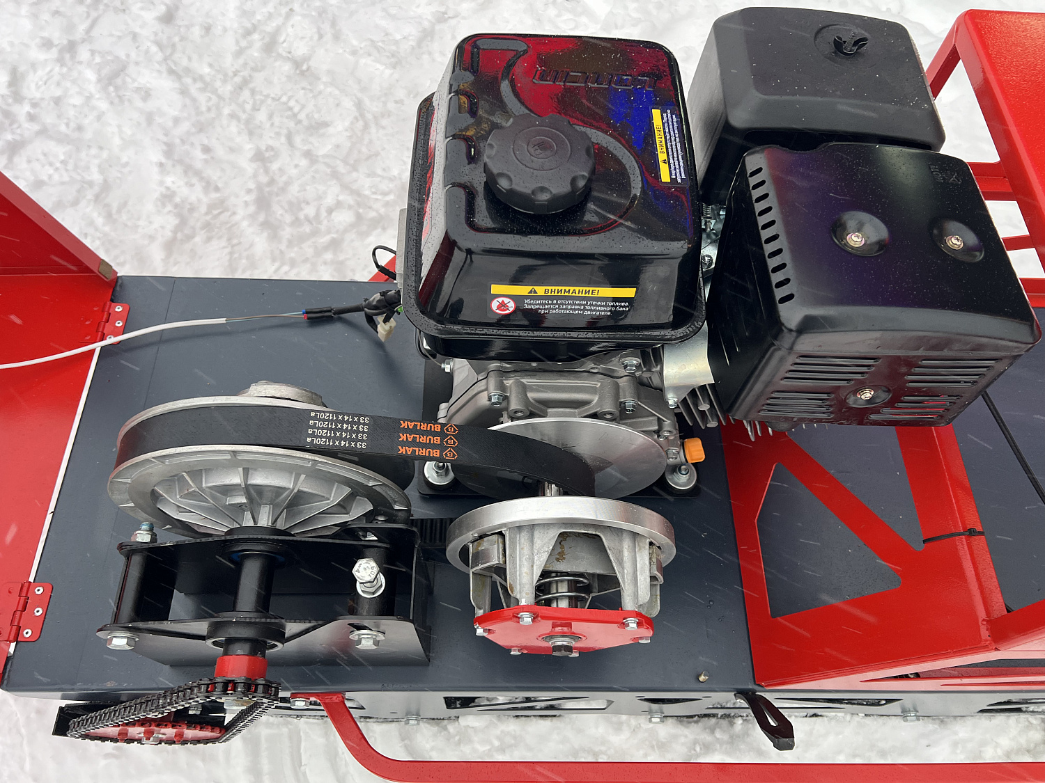 Мотобуксировщик EX-MOTO SNOWDOG S500 15л.с в Самаре