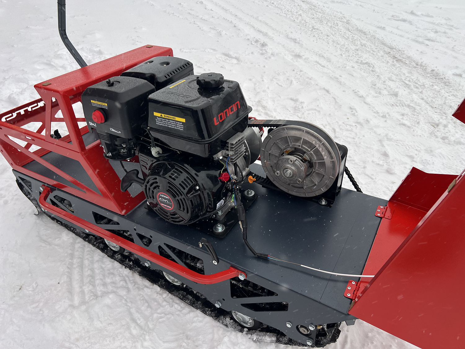 Мотобуксировщик EX-MOTO SNOWDOG S500 15л.с в Самаре