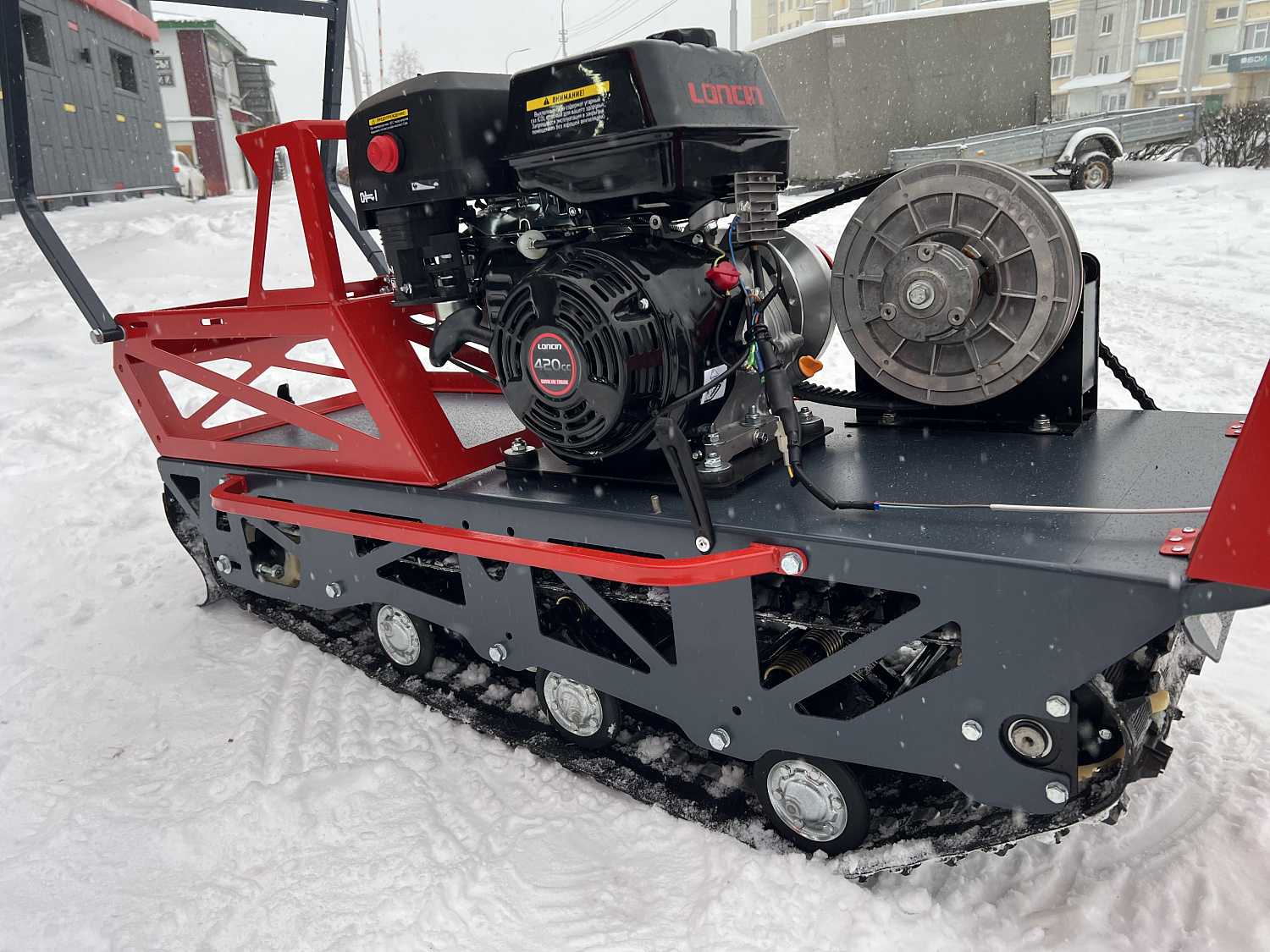 Мотобуксировщик EX-MOTO SNOWDOG S500 15л.с в Самаре